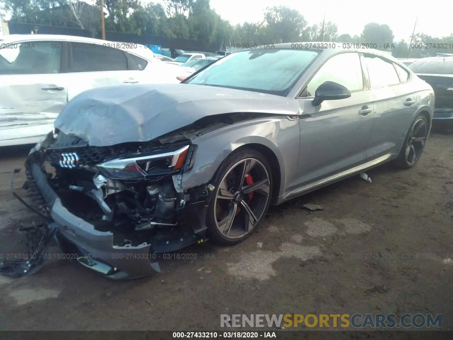 2 Photograph of a damaged car WUABWCF59KA902576 AUDI RS5 2019