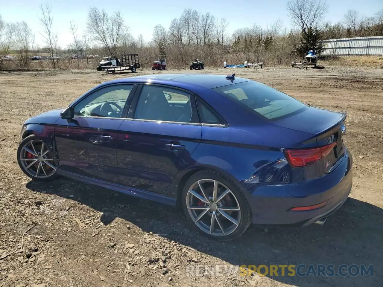 2 Photograph of a damaged car WAUB1GFF8J1083809 AUDI S3 2018