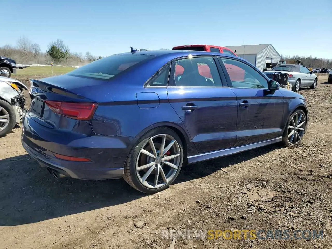 3 Photograph of a damaged car WAUB1GFF8J1083809 AUDI S3 2018