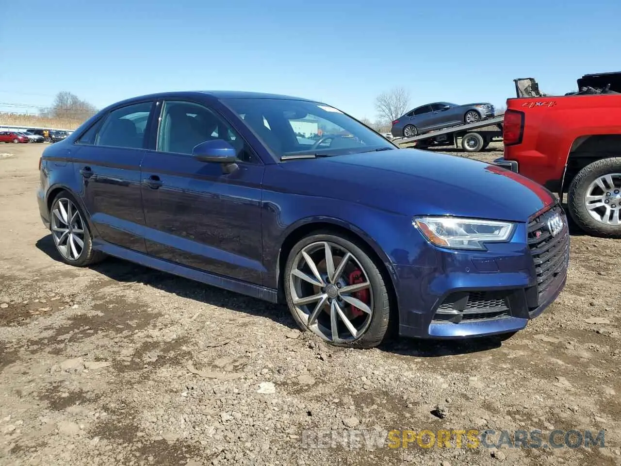 4 Photograph of a damaged car WAUB1GFF8J1083809 AUDI S3 2018