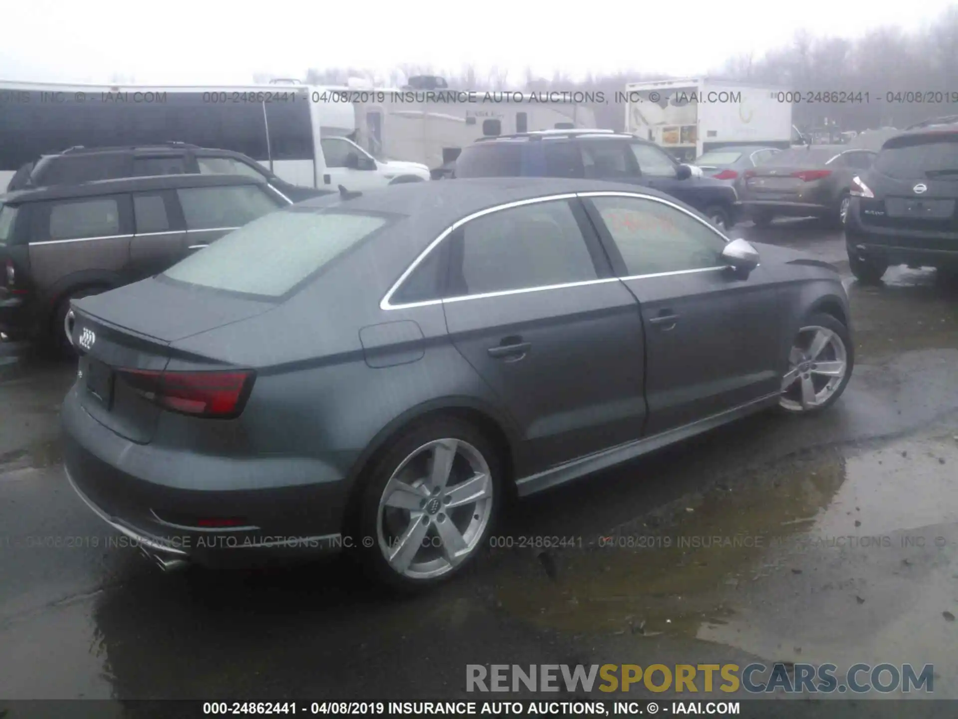 4 Photograph of a damaged car WAUB1GFF0K1017546 AUDI S3 2019