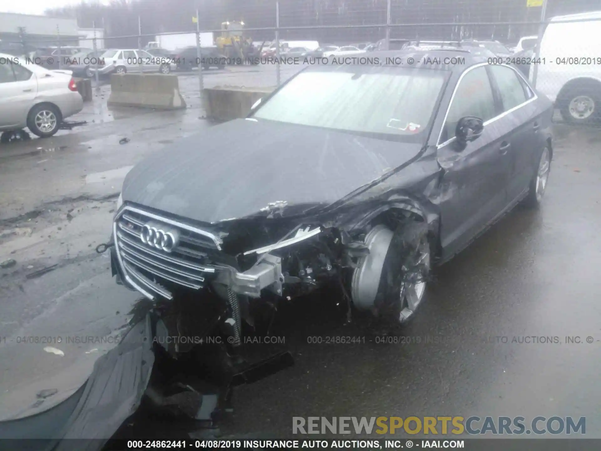 6 Photograph of a damaged car WAUB1GFF0K1017546 AUDI S3 2019