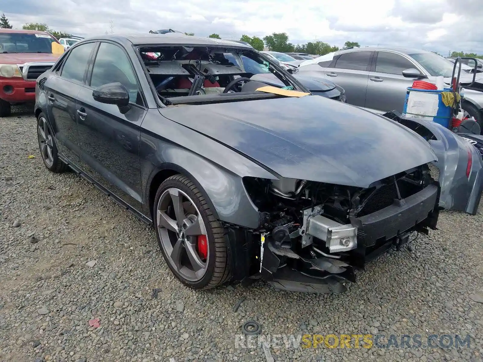 1 Photograph of a damaged car WAUB1GFF2KA102713 AUDI S3 2019