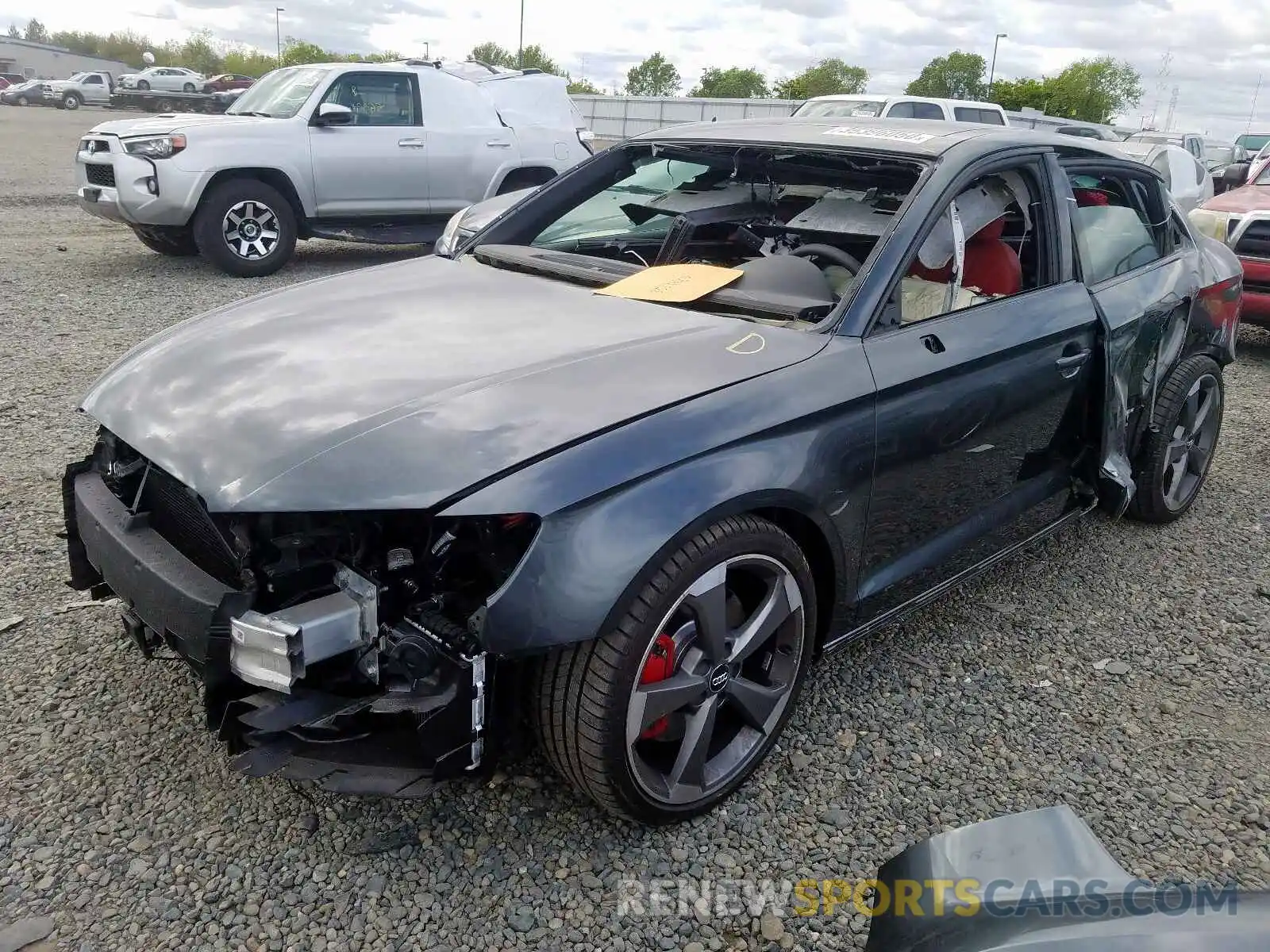 2 Photograph of a damaged car WAUB1GFF2KA102713 AUDI S3 2019