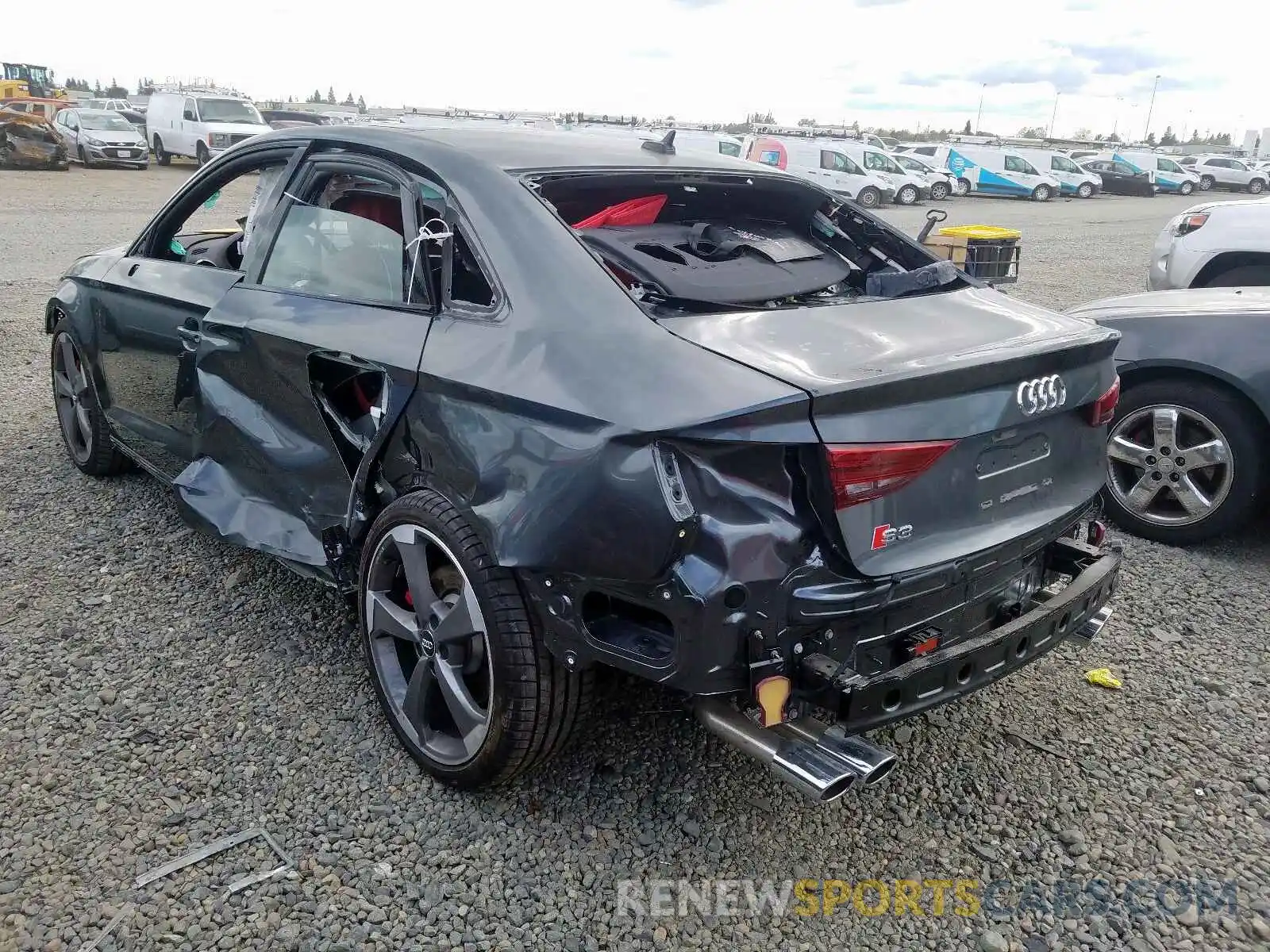 3 Photograph of a damaged car WAUB1GFF2KA102713 AUDI S3 2019