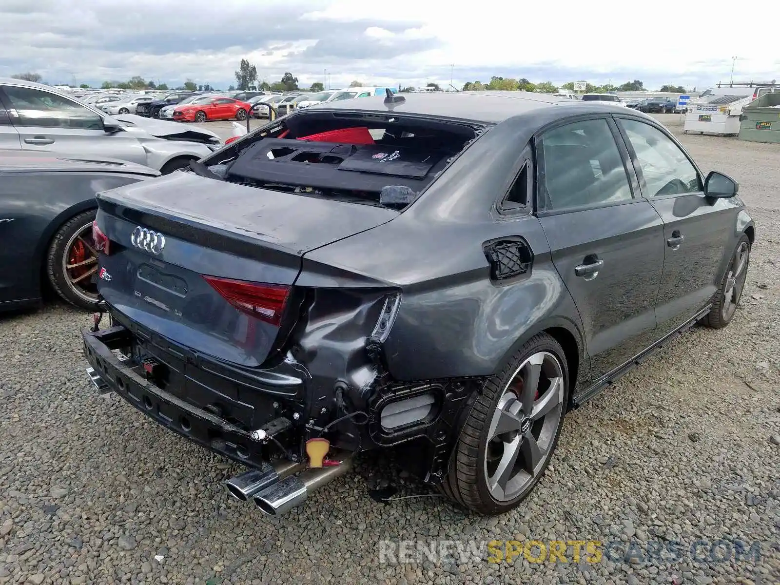 4 Photograph of a damaged car WAUB1GFF2KA102713 AUDI S3 2019