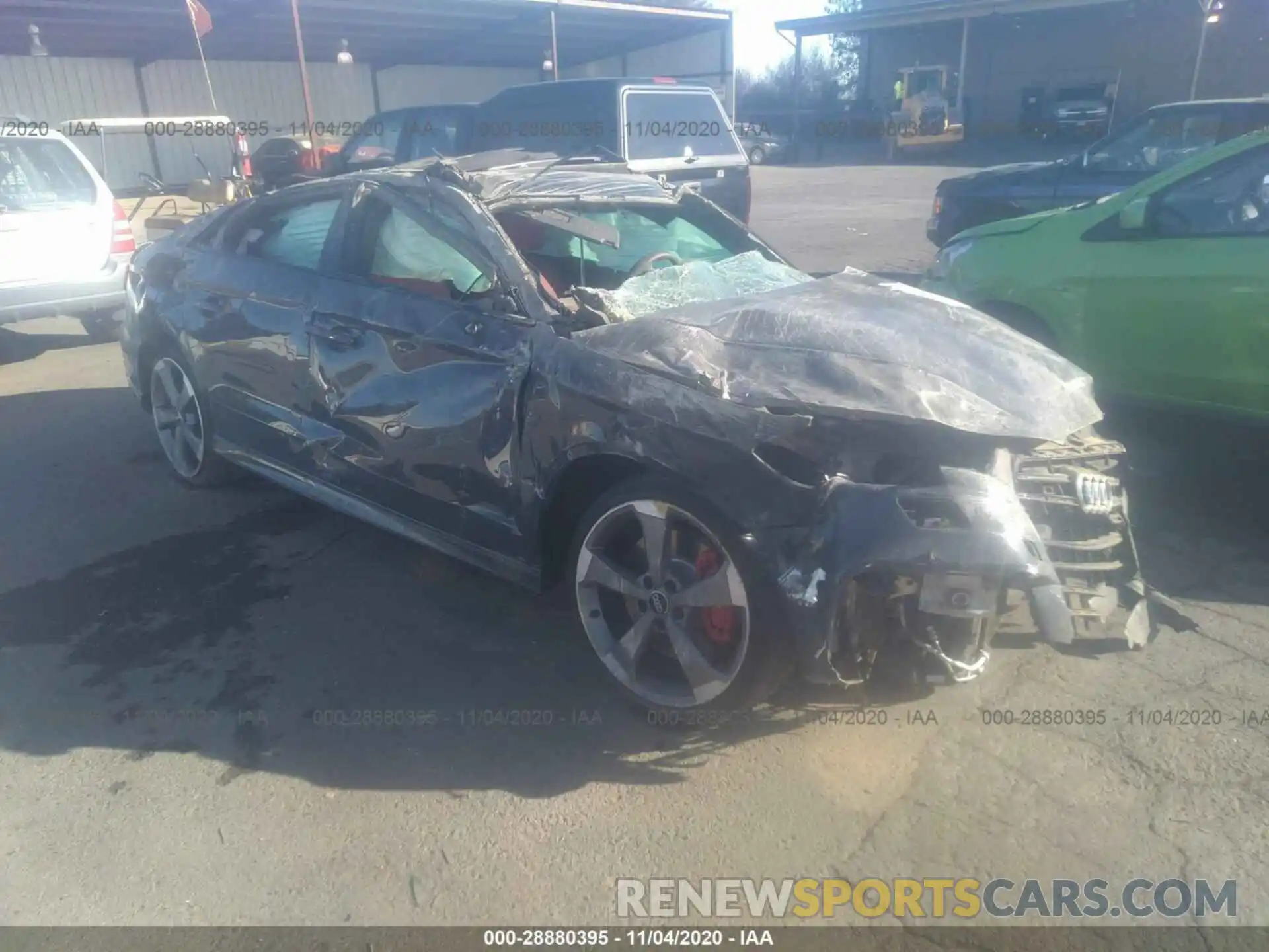 1 Photograph of a damaged car WAUB1GFF5KA103502 AUDI S3 2019