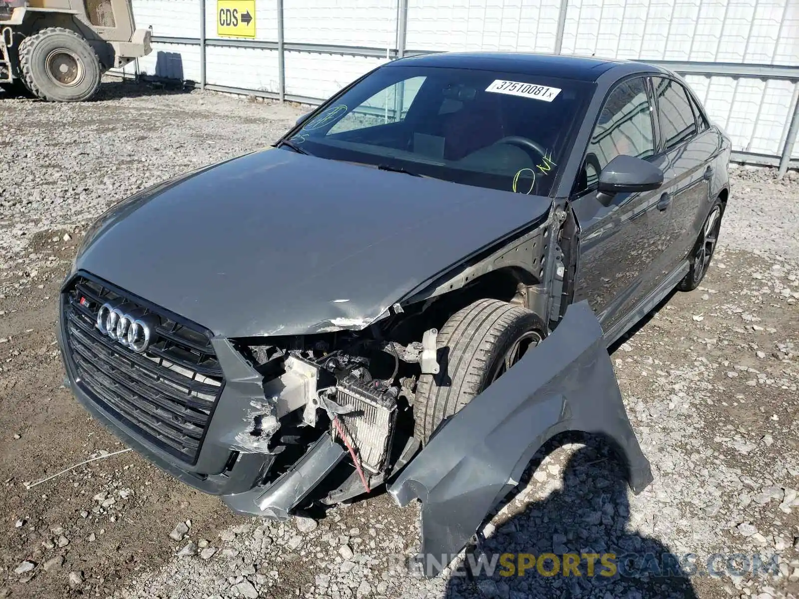 2 Photograph of a damaged car WAUB1GFF9K1020591 AUDI S3 2019