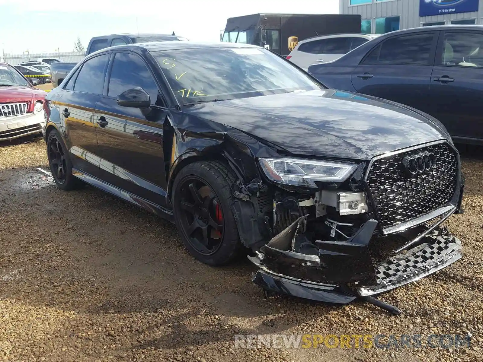 1 Photograph of a damaged car WAUF1GFF7KA125048 AUDI S3 2019