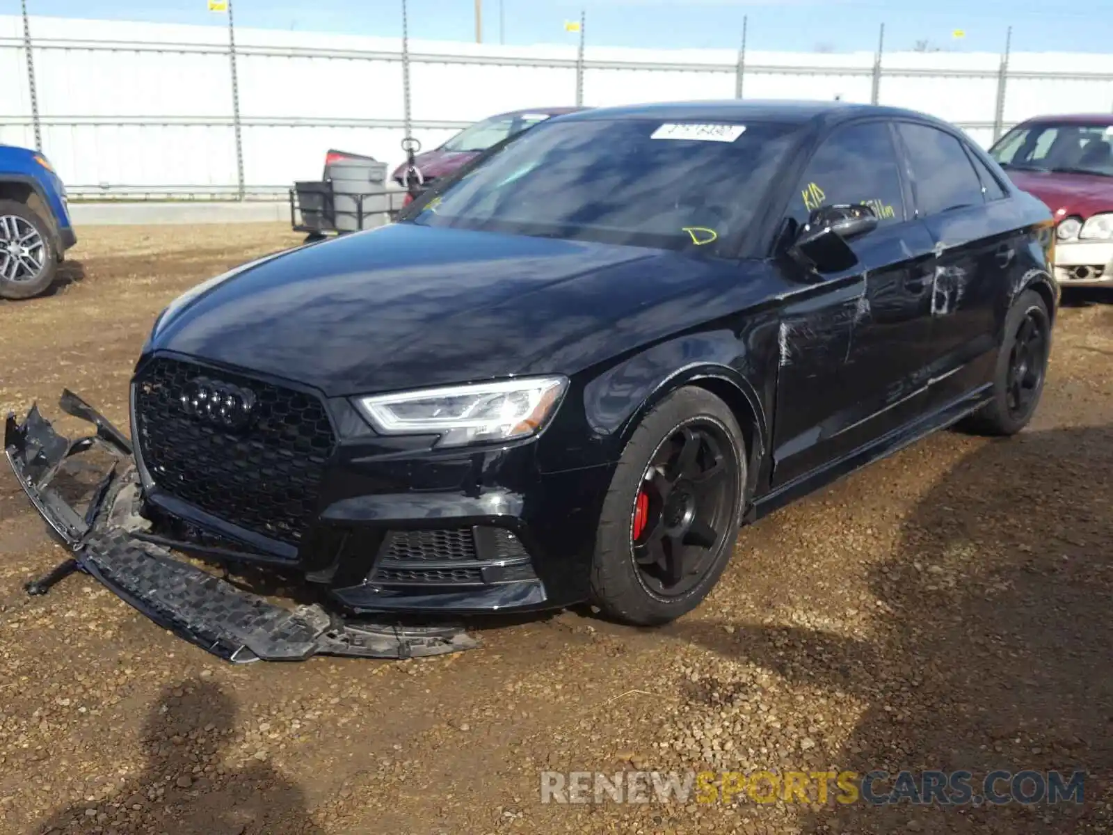 2 Photograph of a damaged car WAUF1GFF7KA125048 AUDI S3 2019