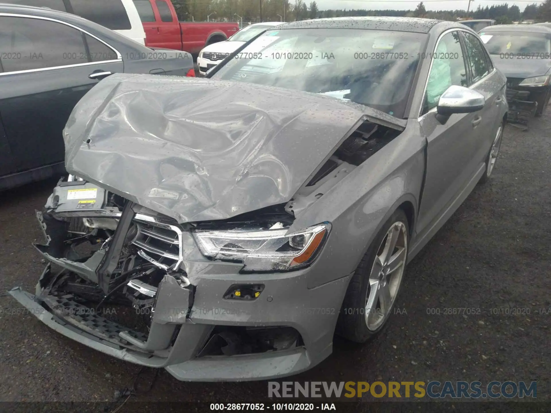 2 Photograph of a damaged car WAUB1GFF0LA002594 AUDI S3 2020