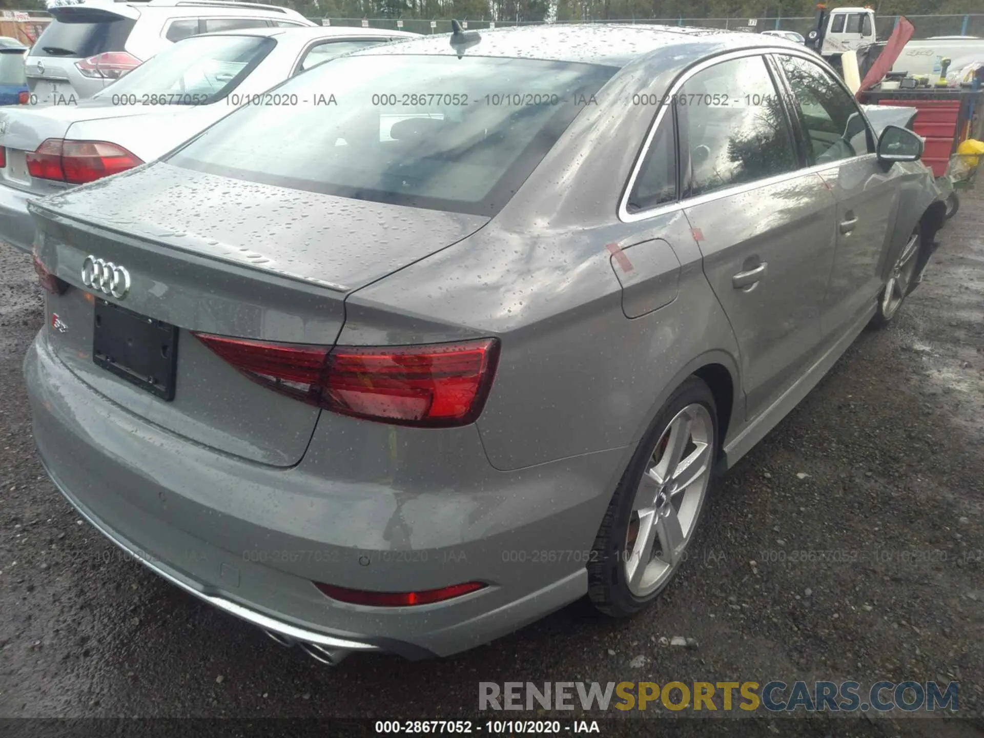 4 Photograph of a damaged car WAUB1GFF0LA002594 AUDI S3 2020