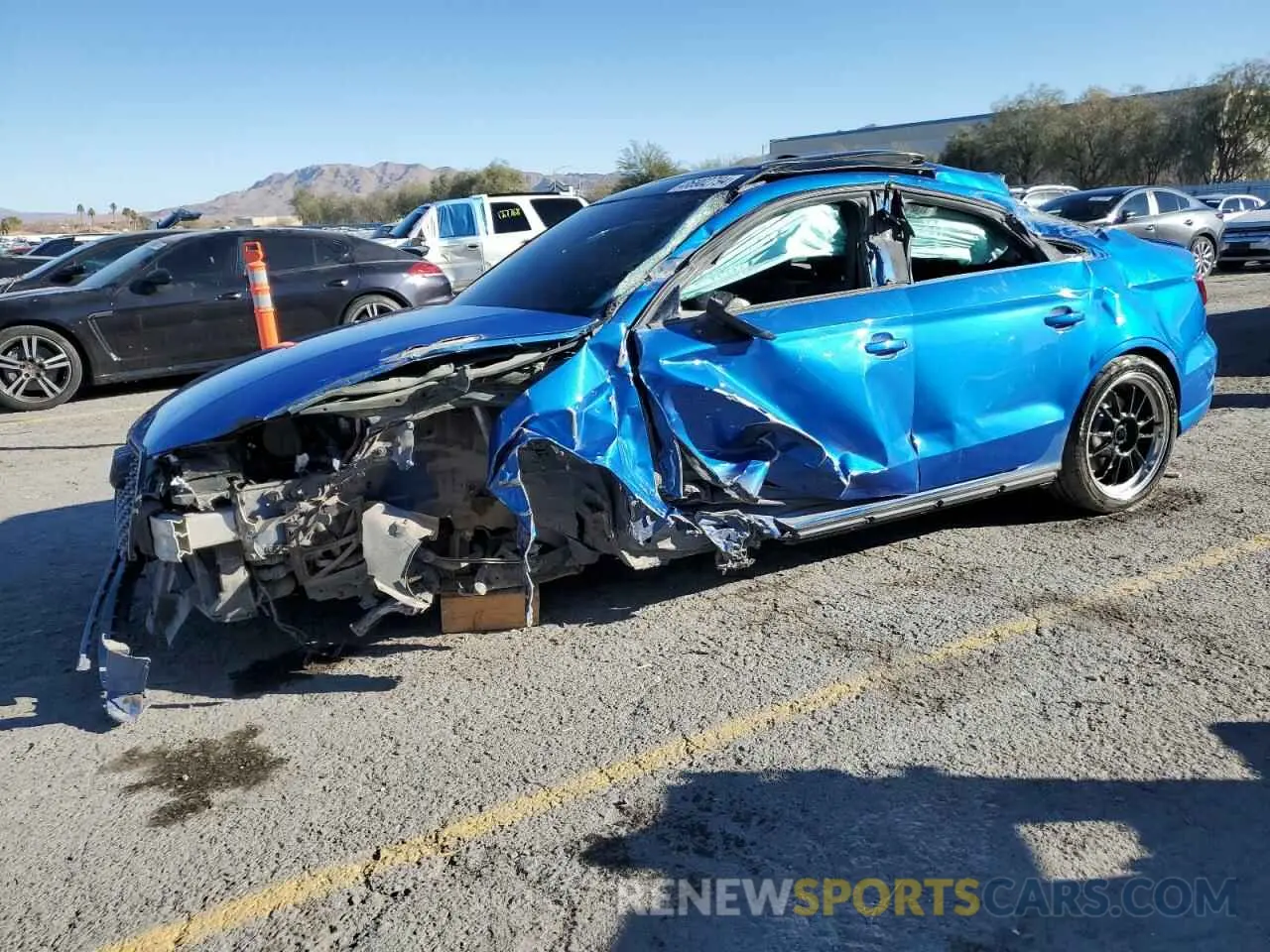 1 Photograph of a damaged car WAUB1GFF2LA100994 AUDI S3 2020
