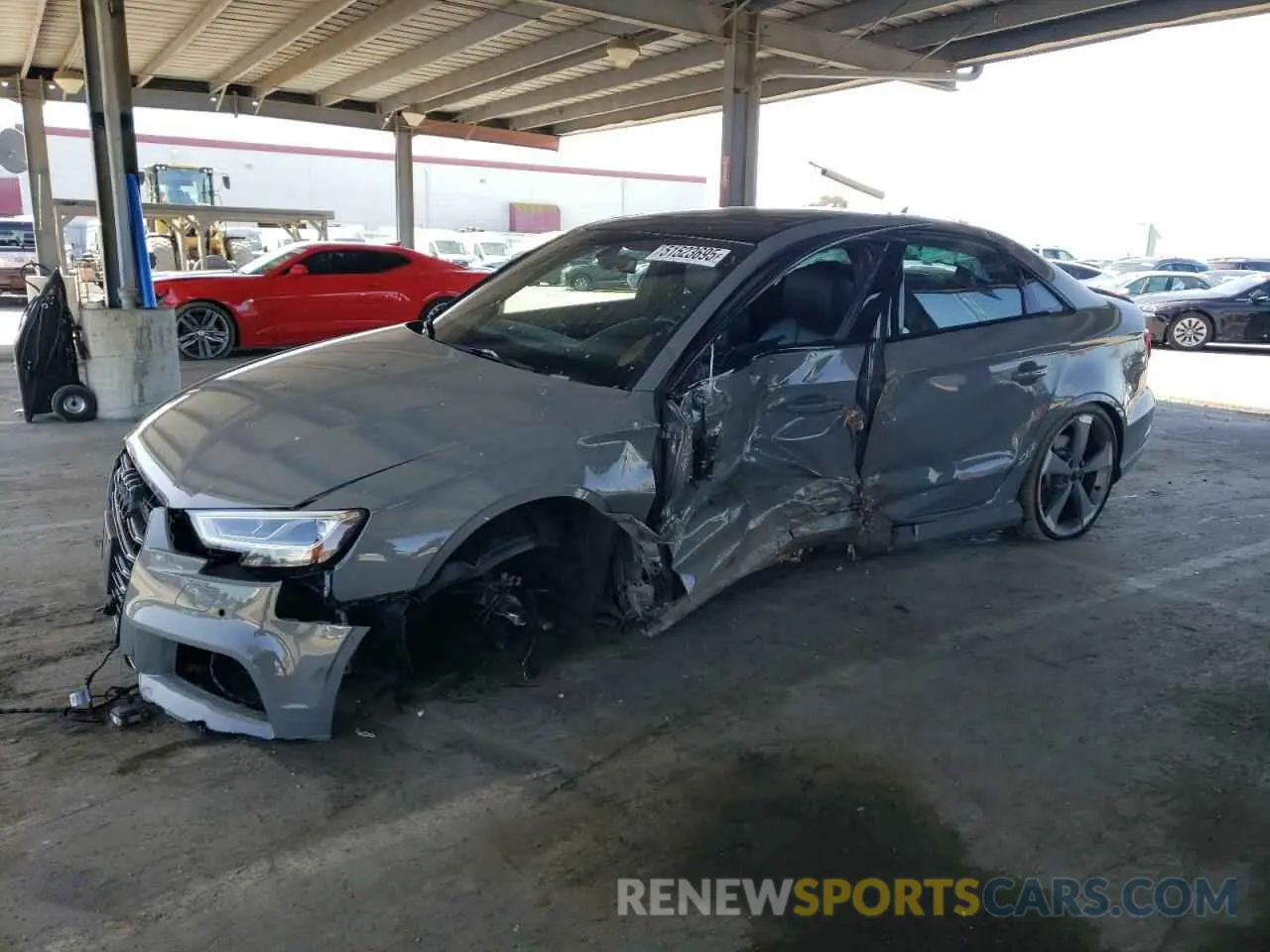 1 Photograph of a damaged car WAUB1GFF6LA036619 AUDI S3 2020