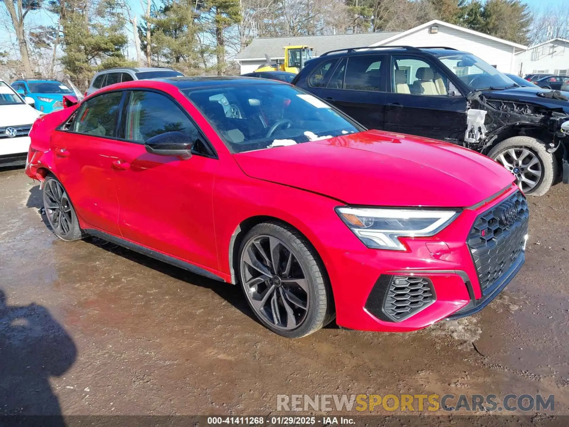 1 Photograph of a damaged car WAUH3DGY0NA096918 AUDI S3 2022