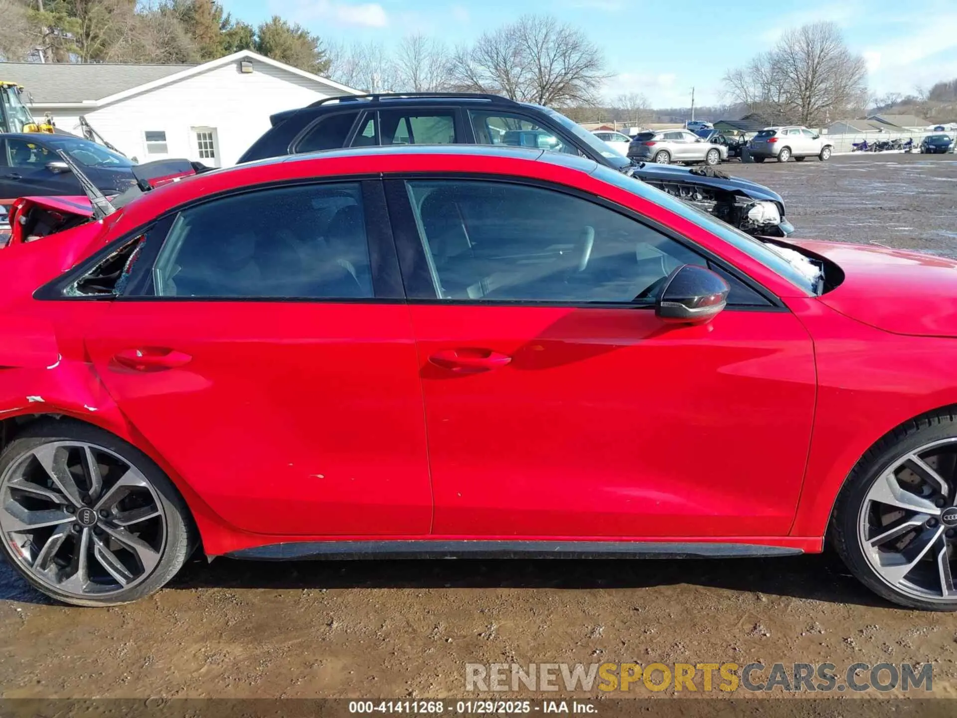 14 Photograph of a damaged car WAUH3DGY0NA096918 AUDI S3 2022