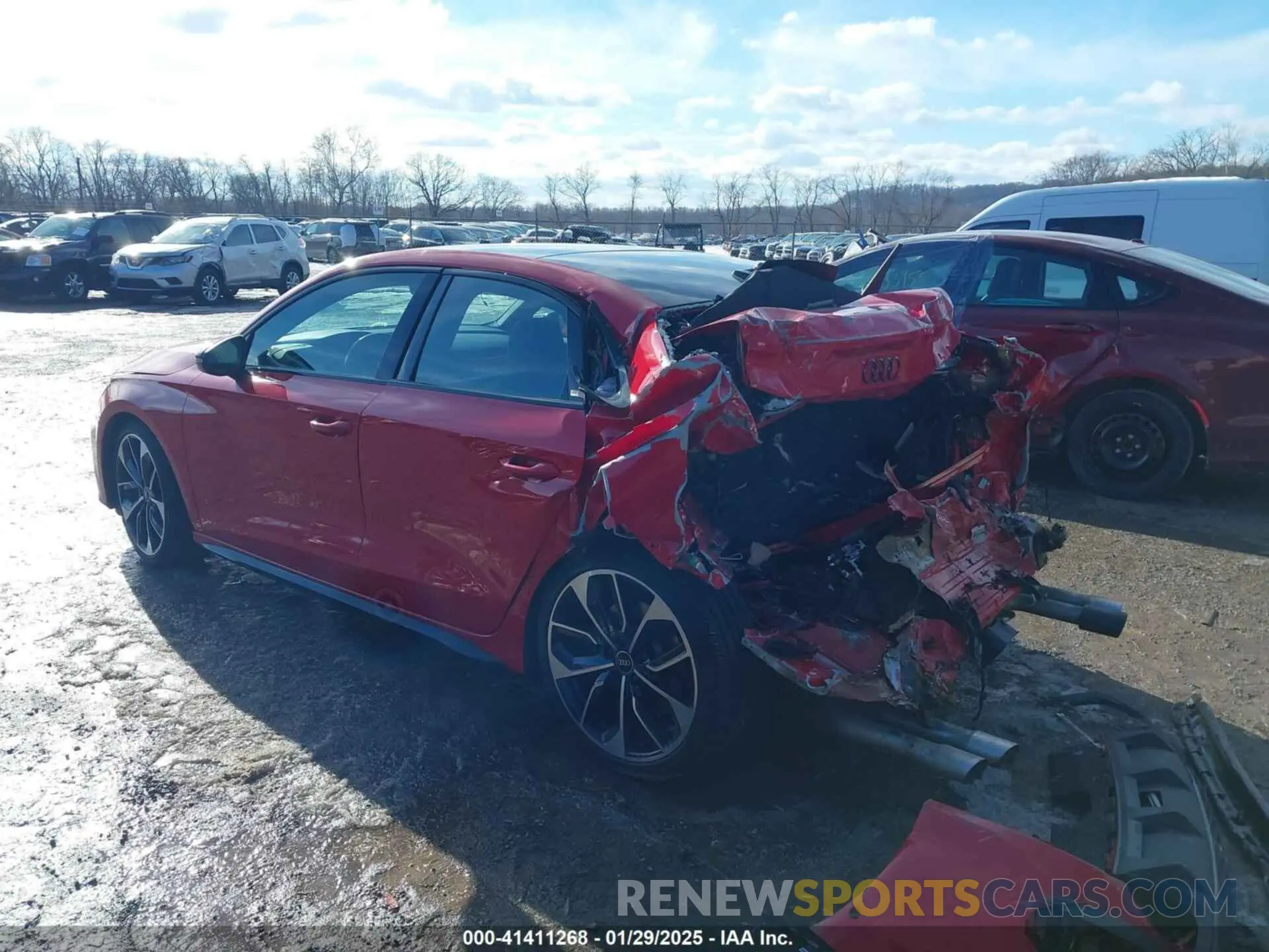 3 Photograph of a damaged car WAUH3DGY0NA096918 AUDI S3 2022