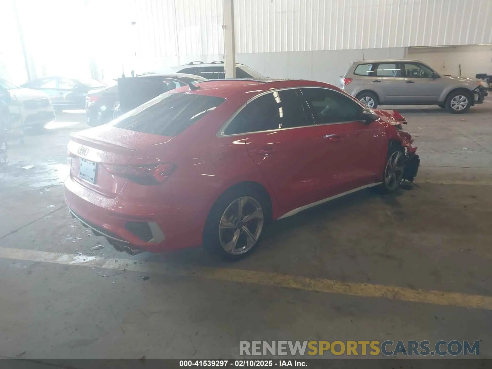4 Photograph of a damaged car WAUH3DGY5NA060691 AUDI S3 2022