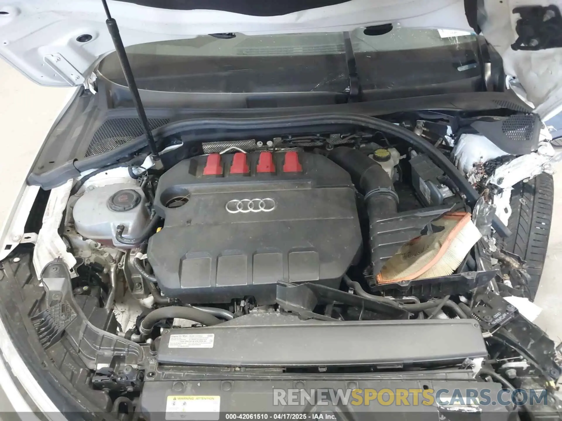10 Photograph of a damaged car WAUG3DGY0PA045966 AUDI S3 2023