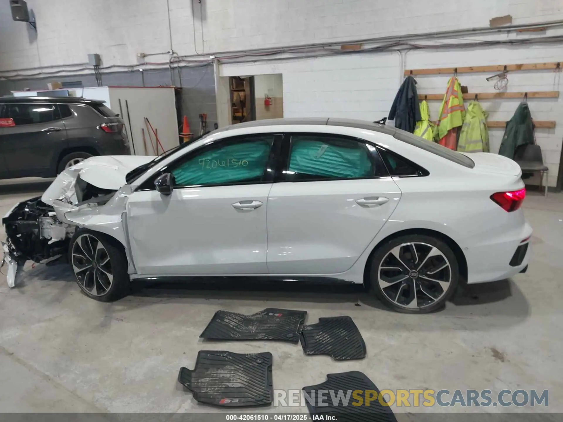14 Photograph of a damaged car WAUG3DGY0PA045966 AUDI S3 2023