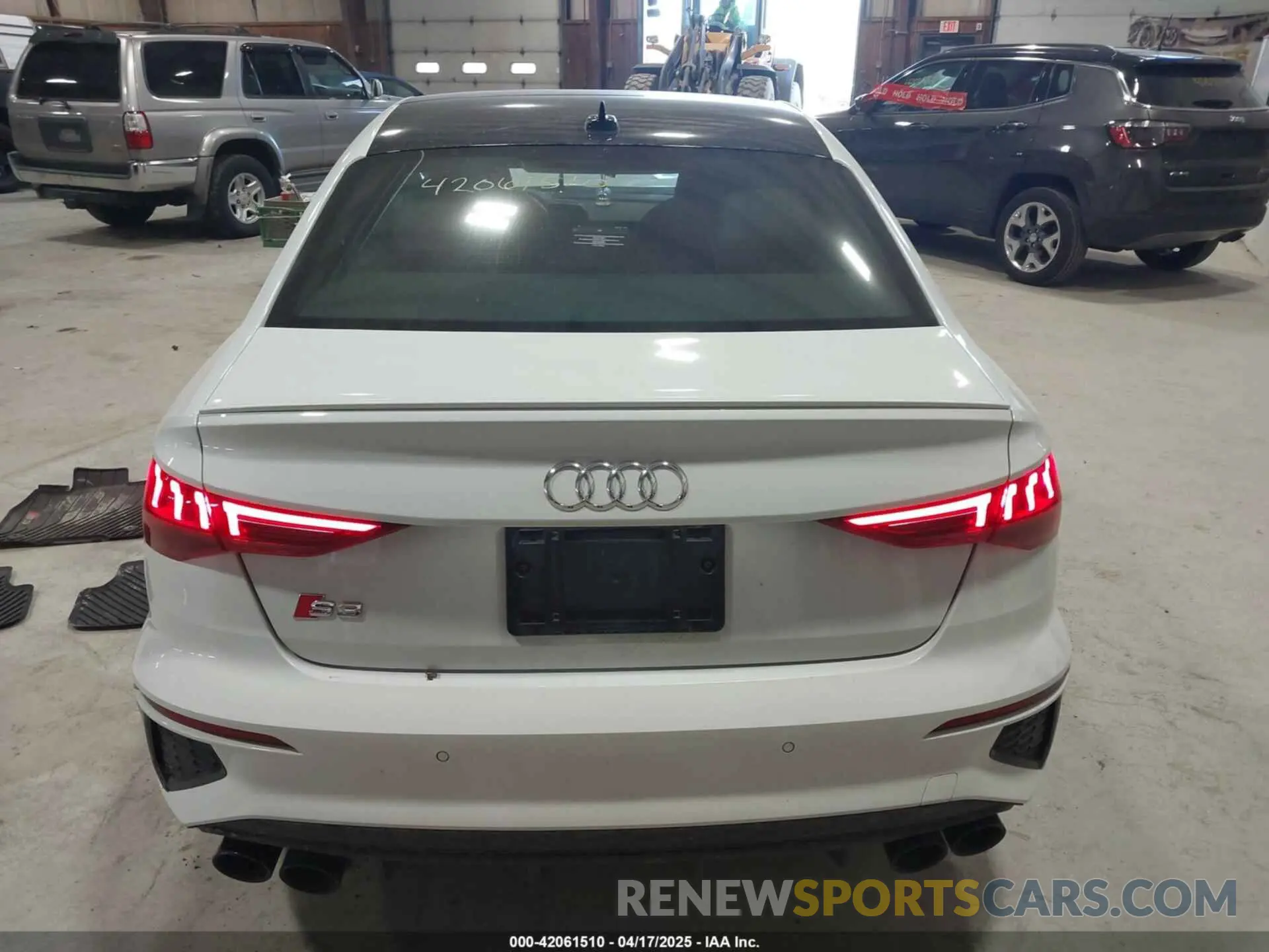 16 Photograph of a damaged car WAUG3DGY0PA045966 AUDI S3 2023