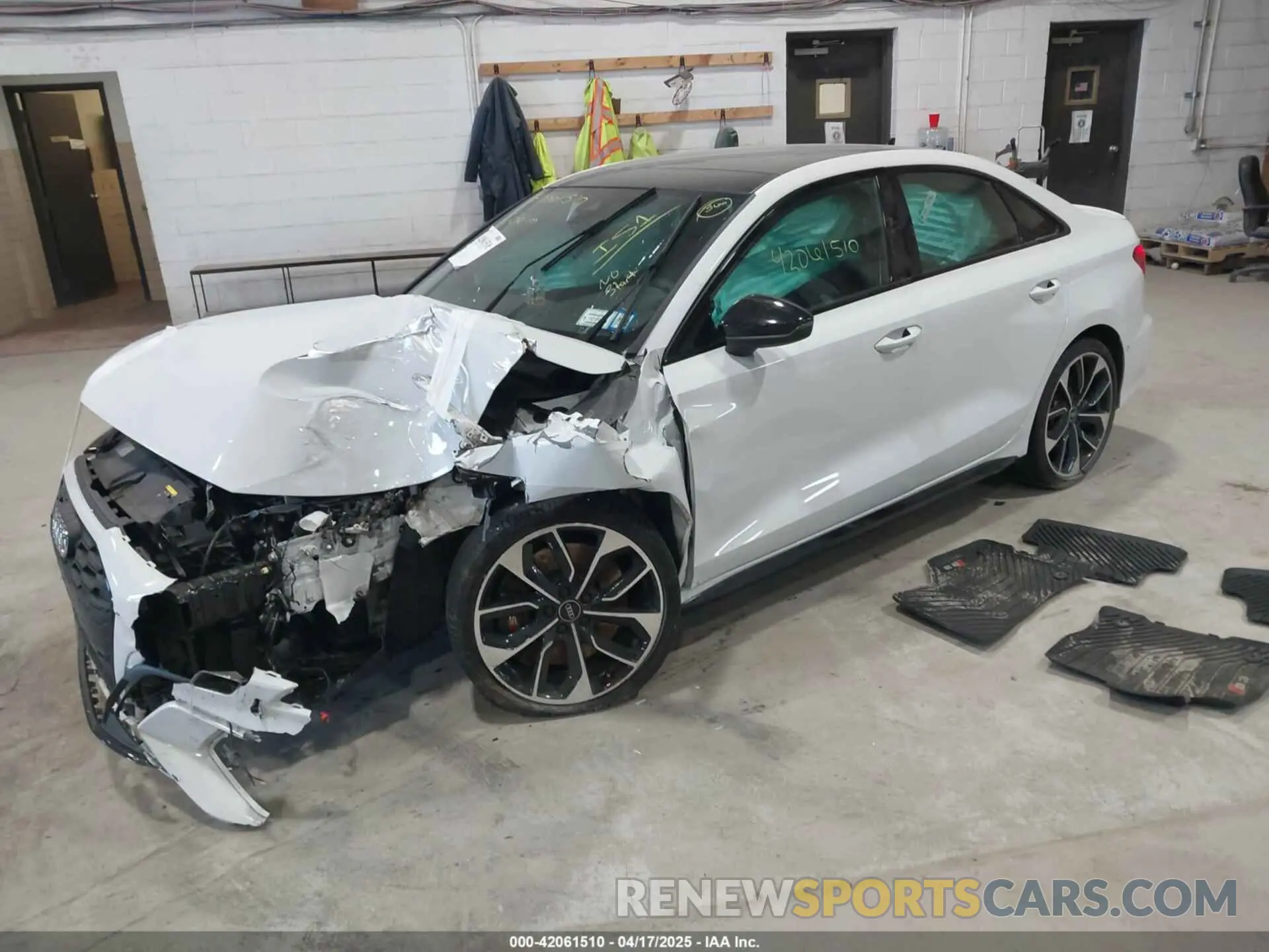 2 Photograph of a damaged car WAUG3DGY0PA045966 AUDI S3 2023