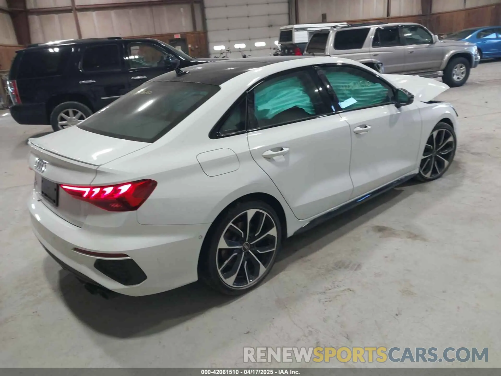 4 Photograph of a damaged car WAUG3DGY0PA045966 AUDI S3 2023