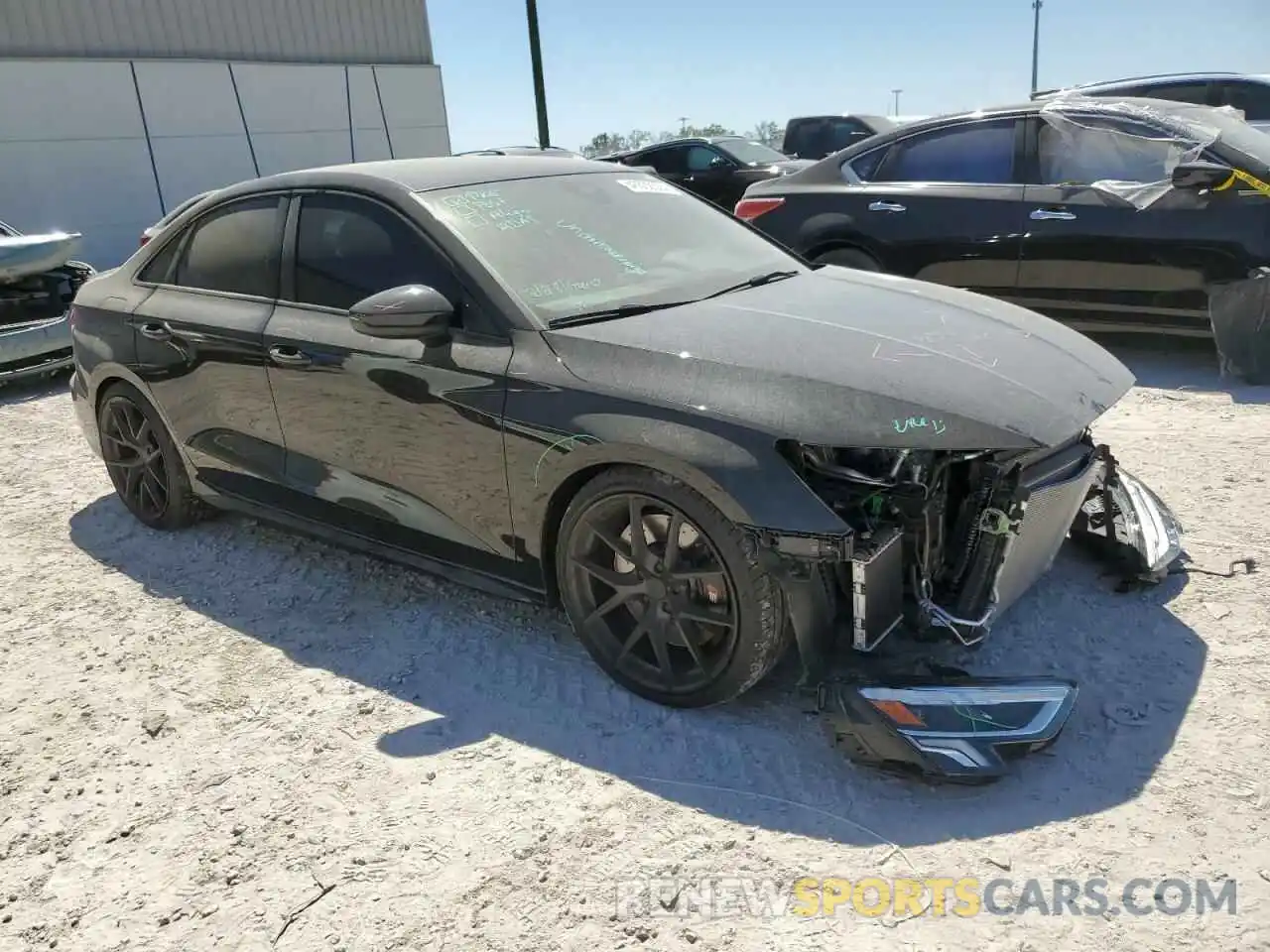 4 Photograph of a damaged car WAUG3DGY1PA068267 AUDI S3 2023