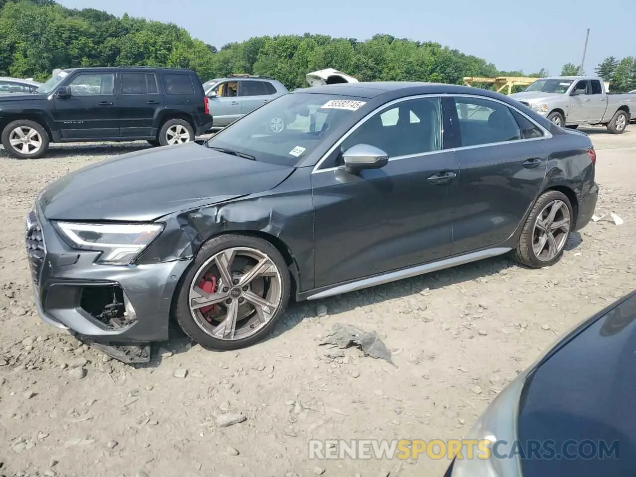1 Photograph of a damaged car WAUH3DGY1PA035080 AUDI S3 2023