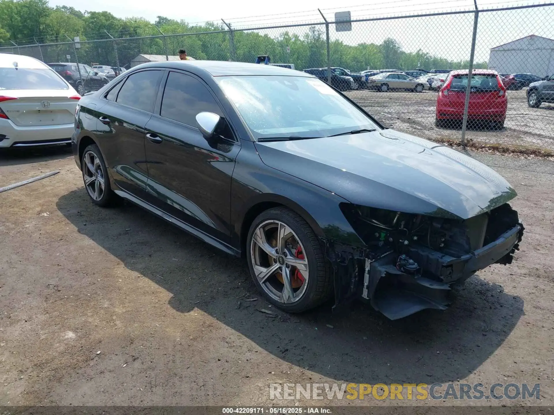 1 Photograph of a damaged car WAUH3DGY7PA033737 AUDI S3 2023