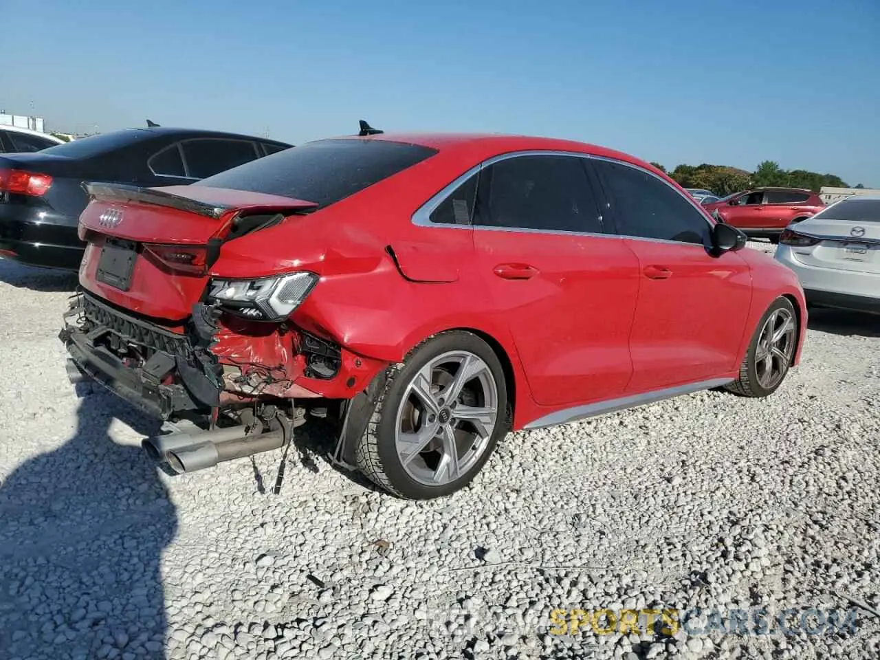 3 Photograph of a damaged car WAUJ3DGY1PA035419 AUDI S3 2023
