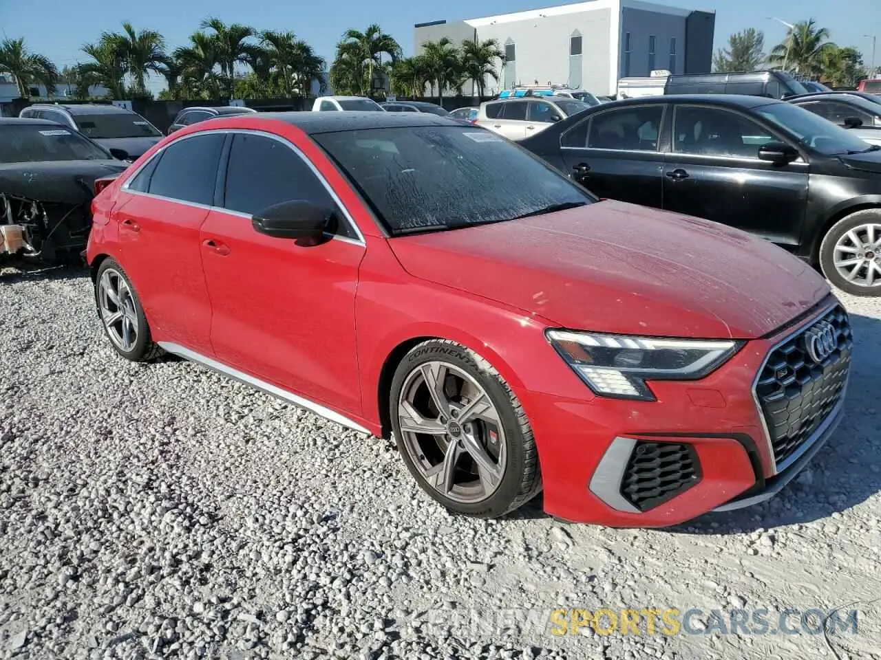 4 Photograph of a damaged car WAUJ3DGY1PA035419 AUDI S3 2023