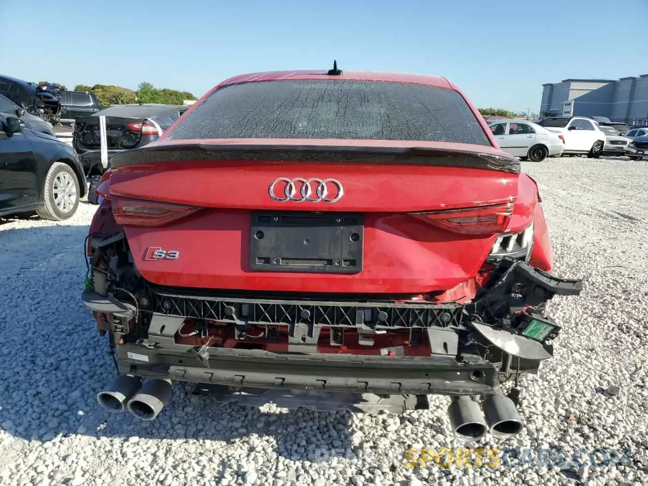 6 Photograph of a damaged car WAUJ3DGY1PA035419 AUDI S3 2023