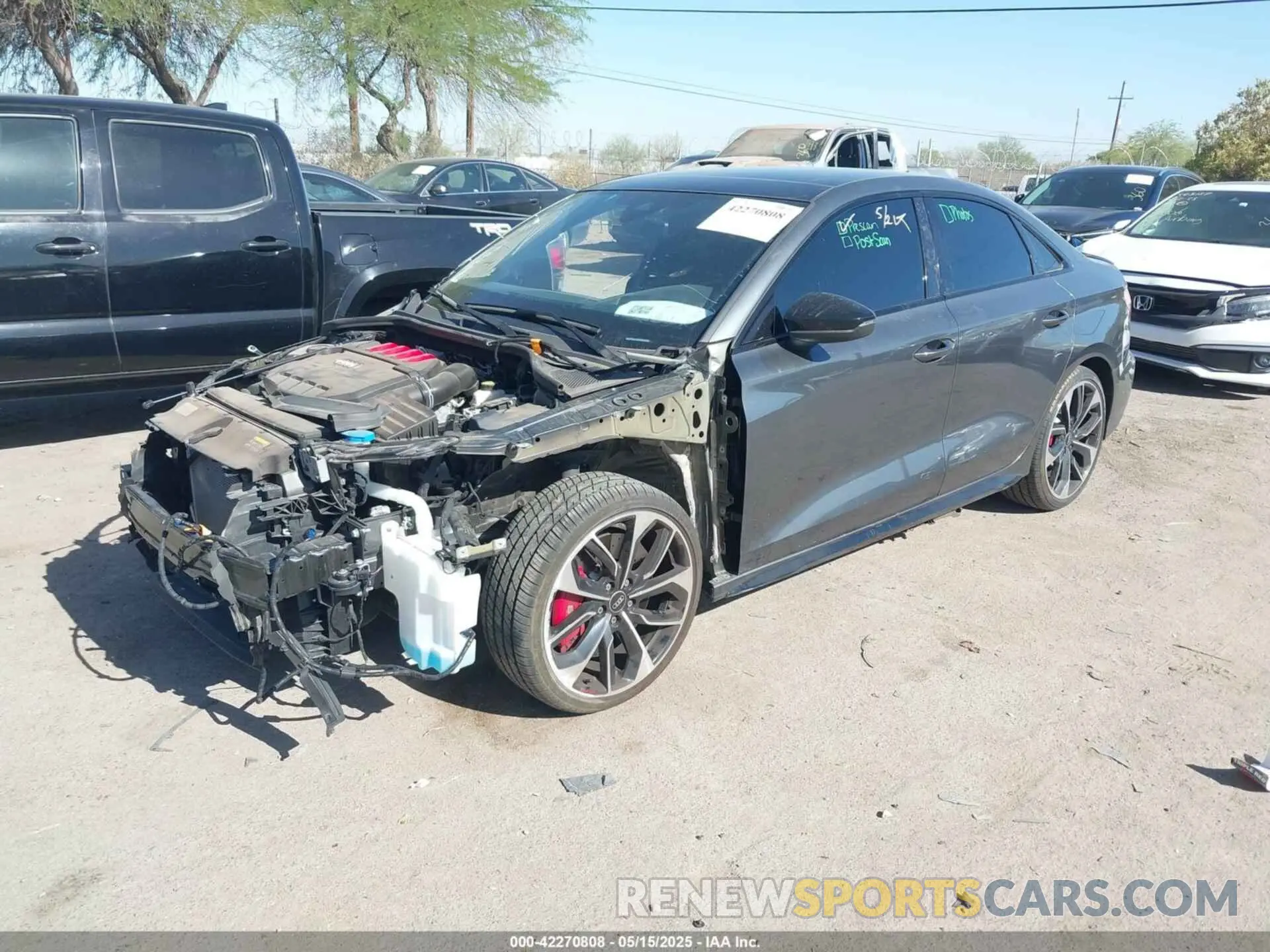 2 Photograph of a damaged car WAUJ3DGY3PA148997 AUDI S3 2023