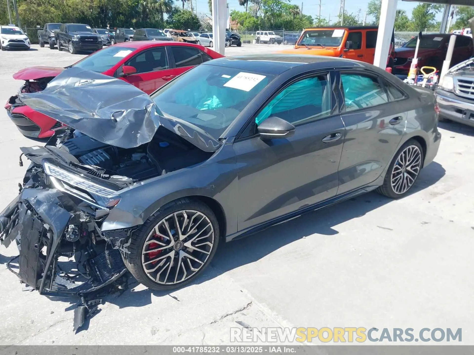 2 Photograph of a damaged car WAUJ5DGY7SA058173 AUDI S3 2025