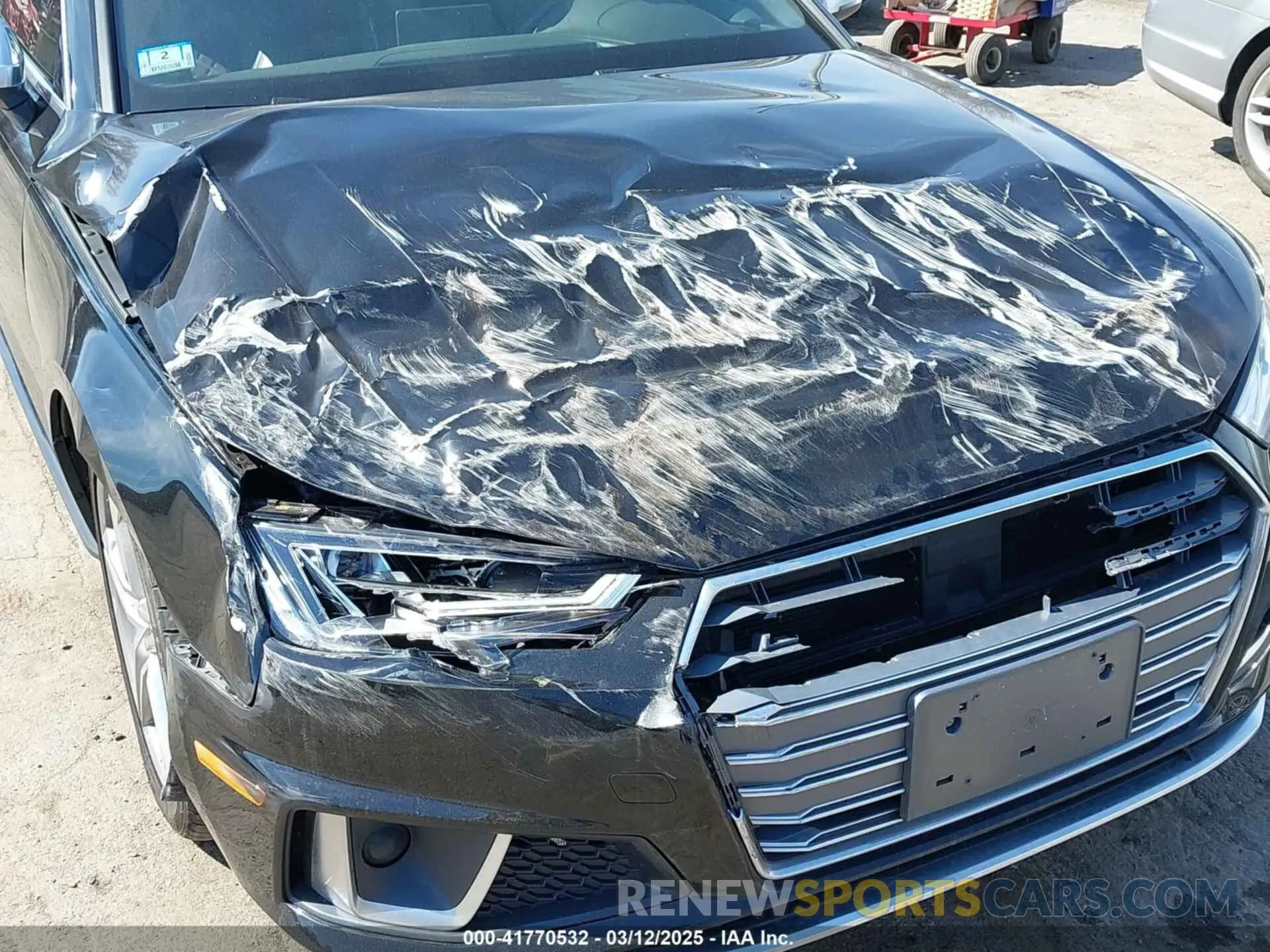6 Photograph of a damaged car WAUA4AF40KA002169 AUDI S4 2019