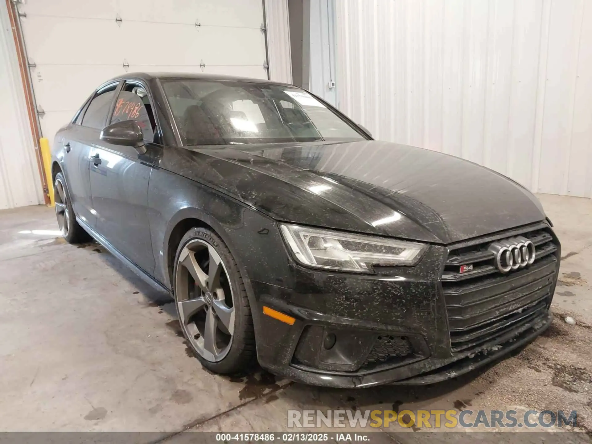 1 Photograph of a damaged car WAUB4AF40KA100915 AUDI S4 2019