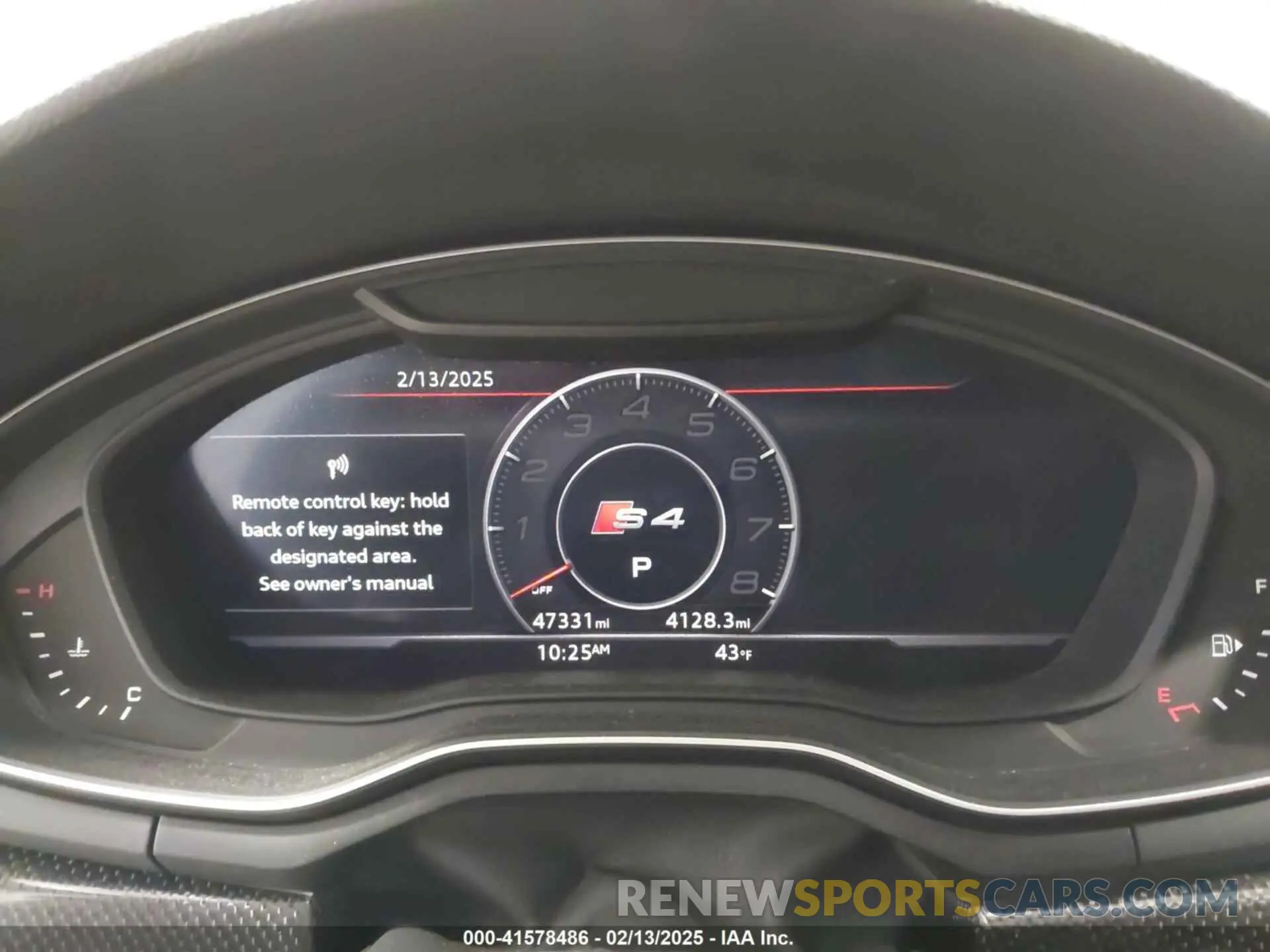 7 Photograph of a damaged car WAUB4AF40KA100915 AUDI S4 2019