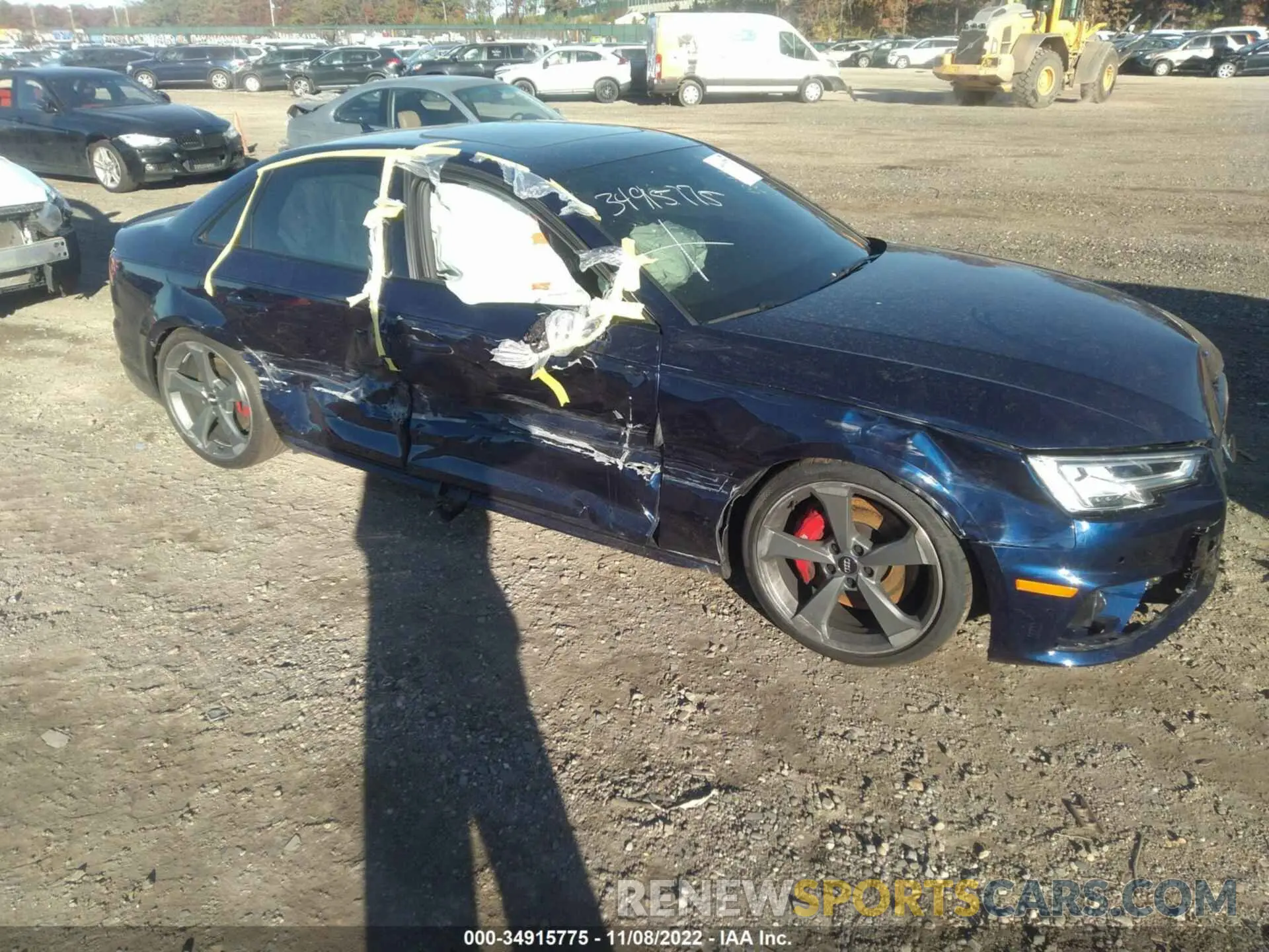1 Photograph of a damaged car WAUB4AF41KA110742 AUDI S4 2019