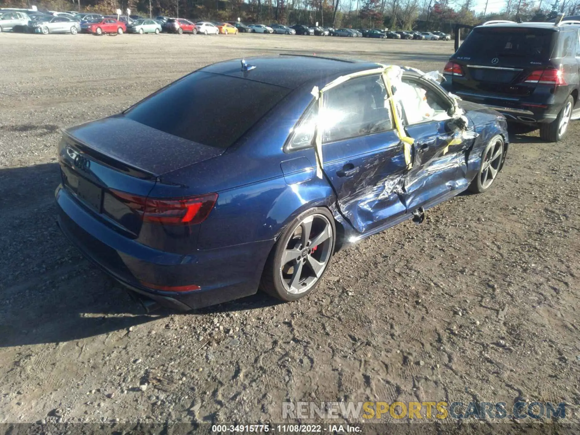 4 Photograph of a damaged car WAUB4AF41KA110742 AUDI S4 2019