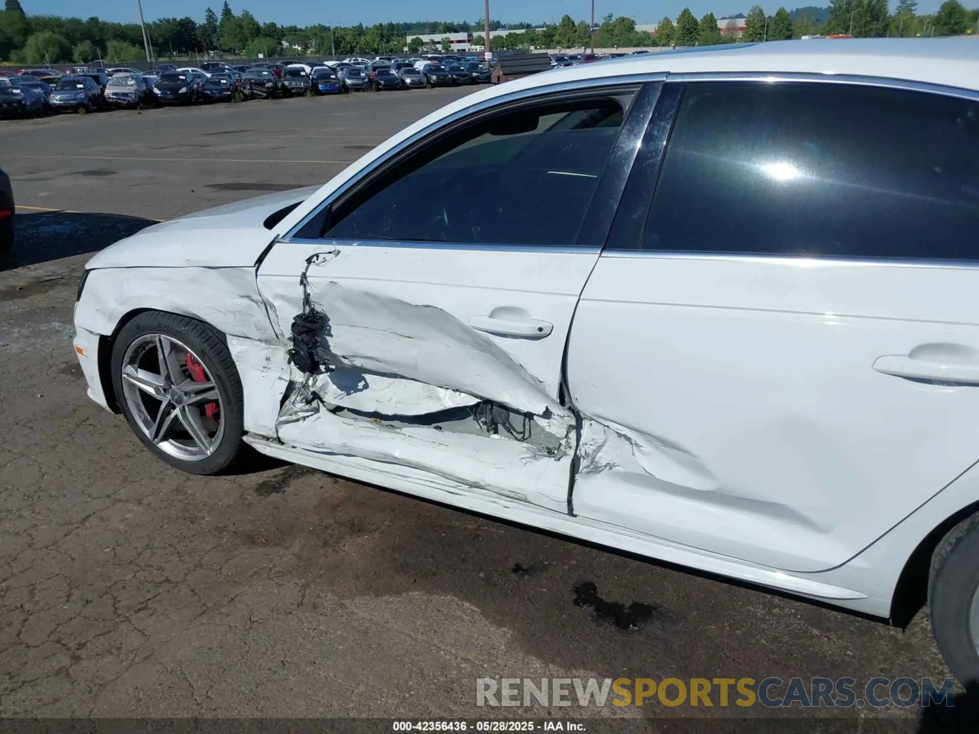 6 Photograph of a damaged car WAUB4AF42KA002839 AUDI S4 2019