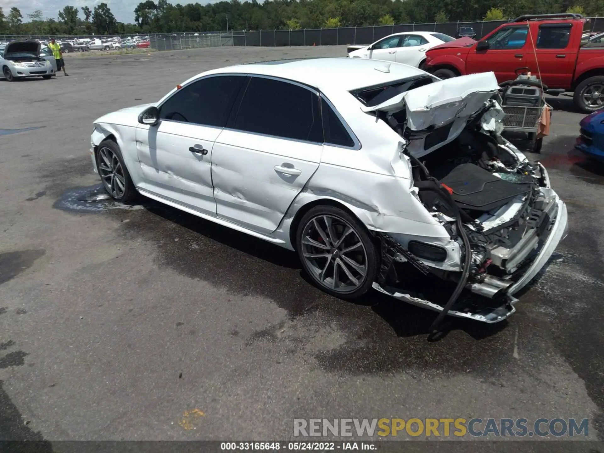 3 Photograph of a damaged car WAUB4AF46KA035133 AUDI S4 2019