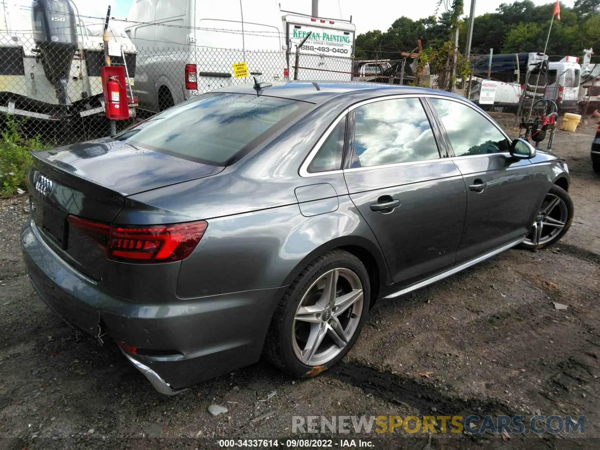 4 Photograph of a damaged car WAUB4AF48KA033044 AUDI S4 2019