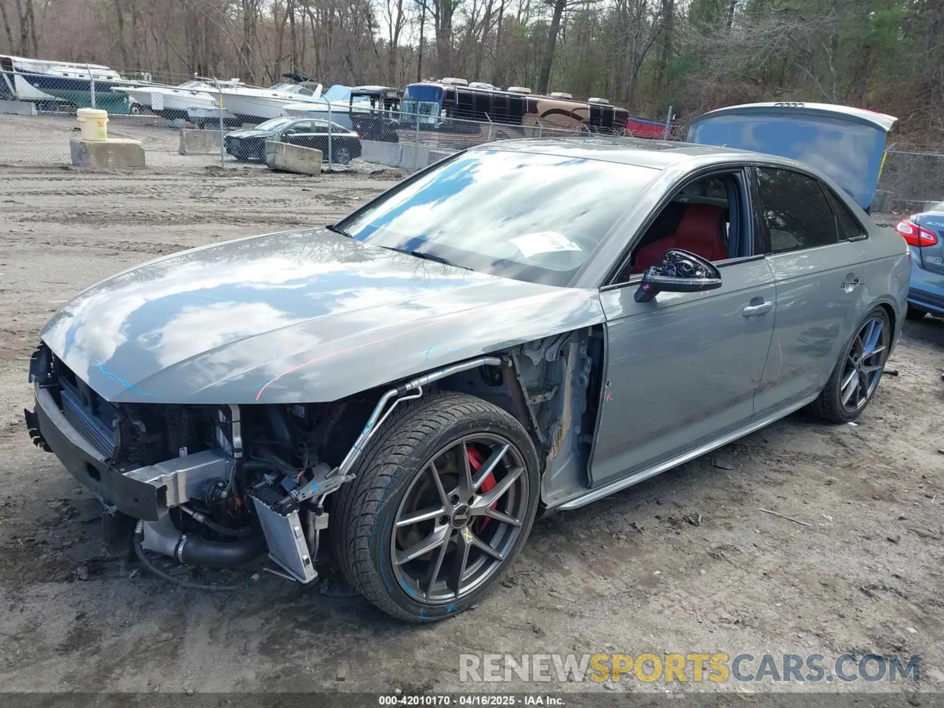 2 Photograph of a damaged car WAUB4AF49KA003745 AUDI S4 2019