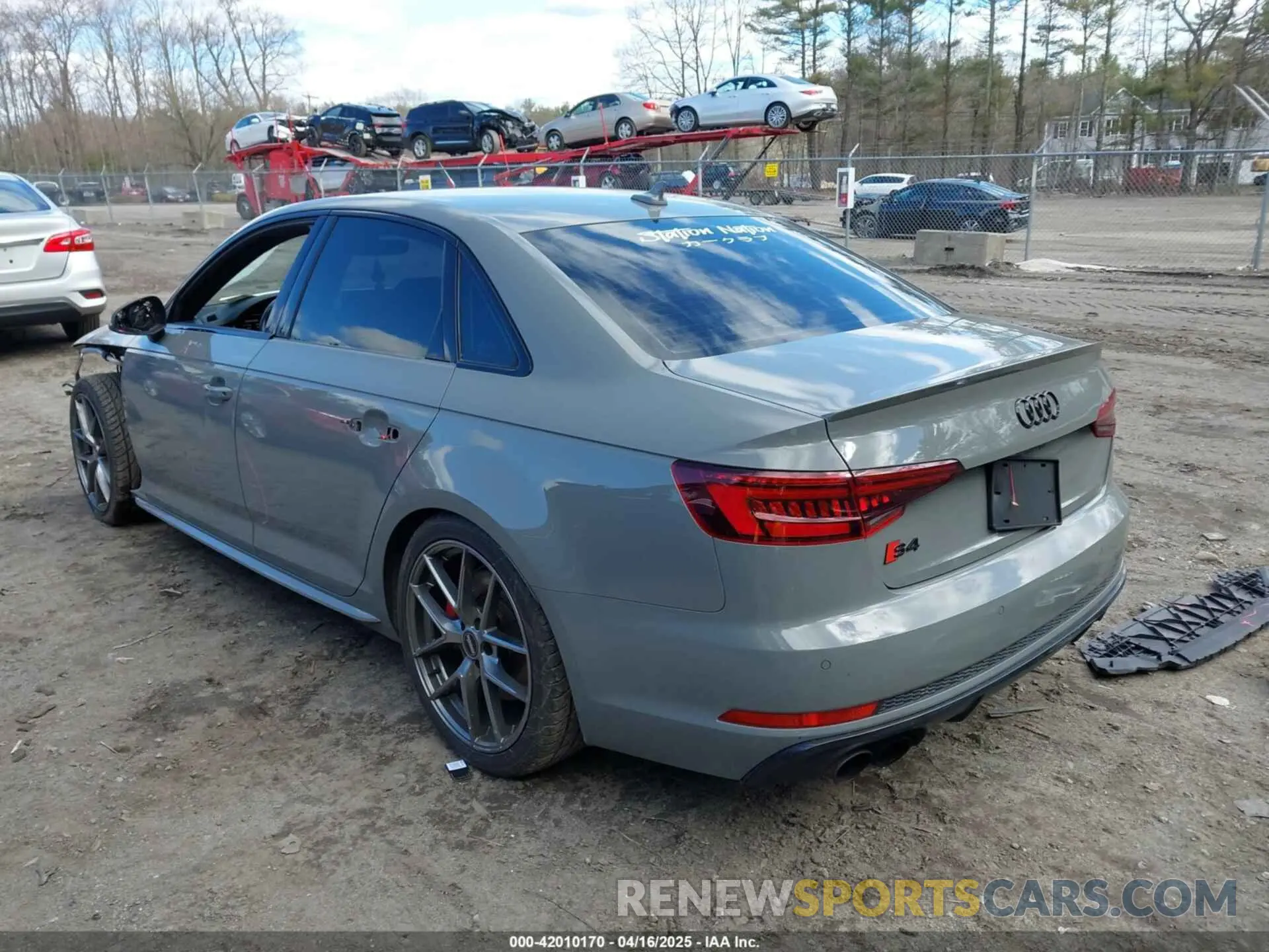 3 Photograph of a damaged car WAUB4AF49KA003745 AUDI S4 2019