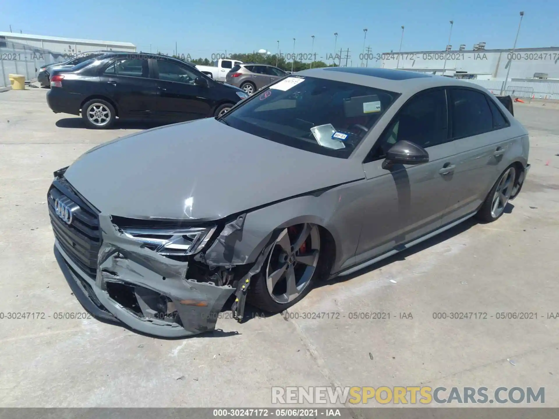 2 Photograph of a damaged car WAUC4AF45KA001494 AUDI S4 2019