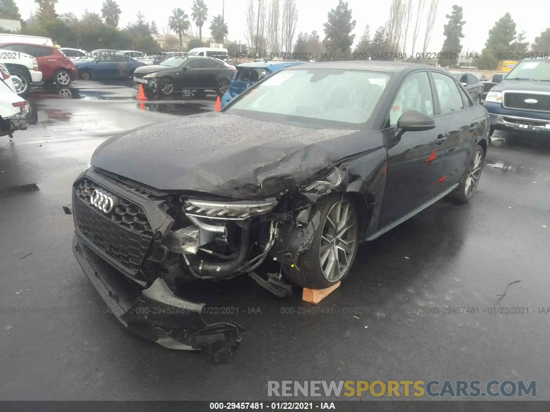 2 Photograph of a damaged car WAUB4AF40LA059929 AUDI S4 2020