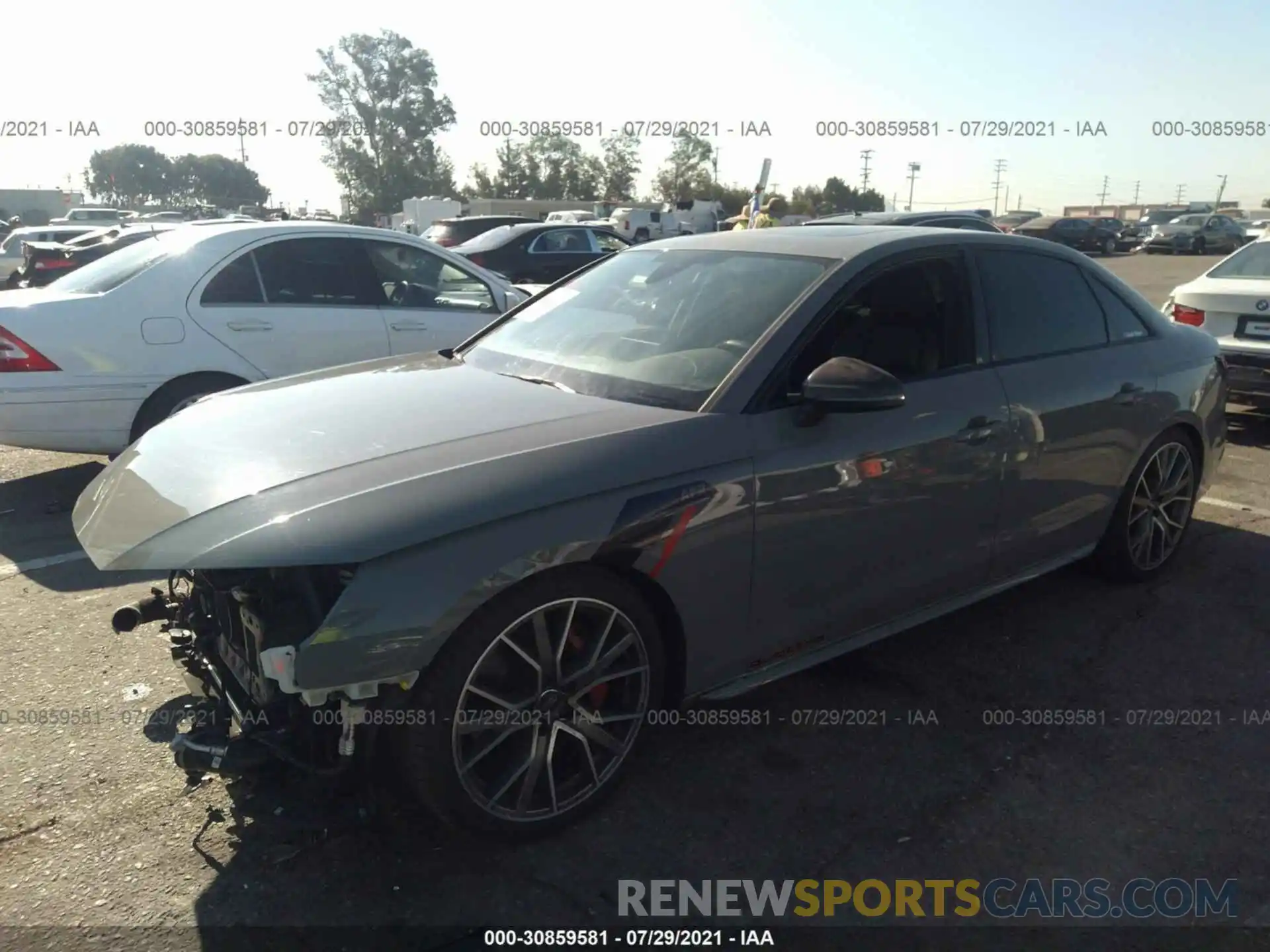 2 Photograph of a damaged car WAUB4AF41LA045151 AUDI S4 2020