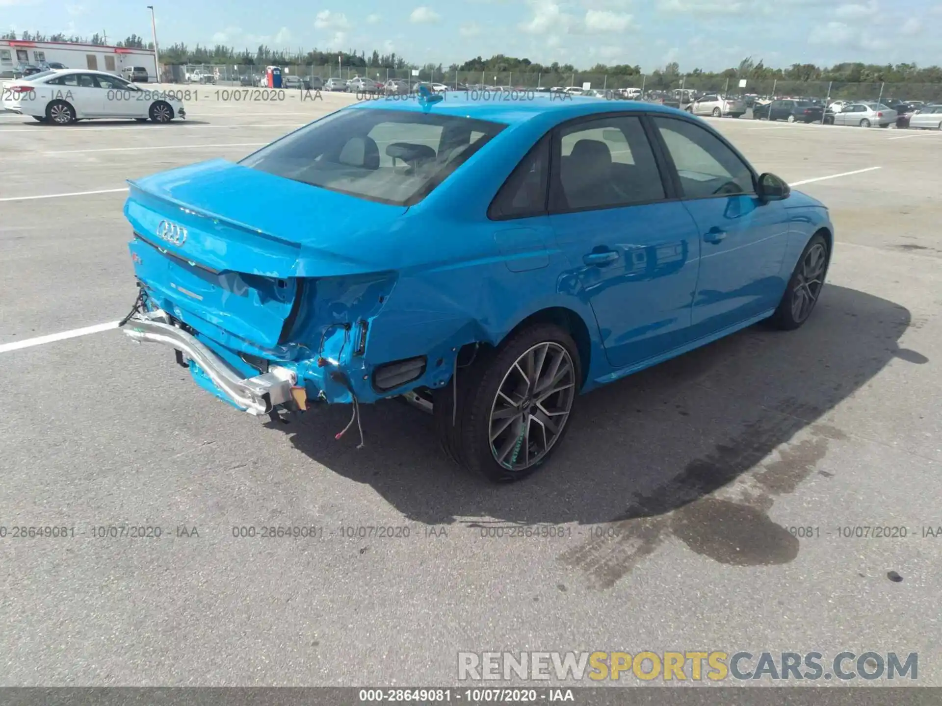 4 Photograph of a damaged car WAUB4AF42LA048902 AUDI S4 2020