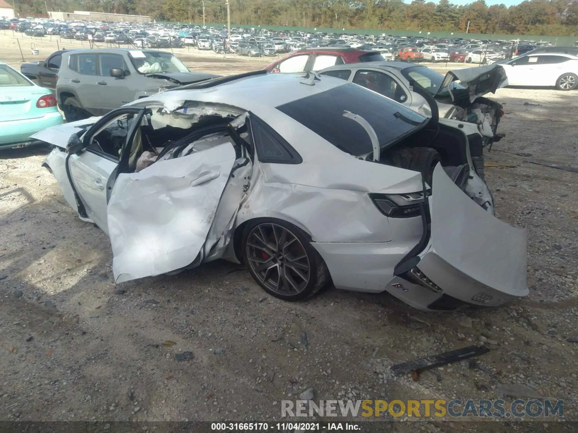 3 Photograph of a damaged car WAUB4AF43LA062517 AUDI S4 2020